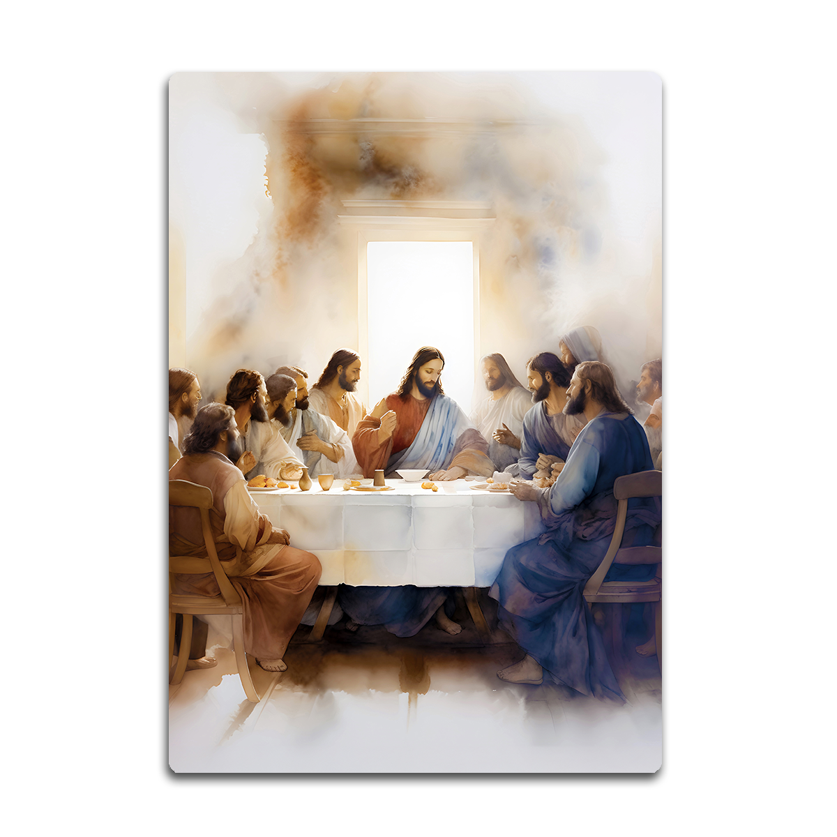 The Last Supper – Divine Communion HD Metal Wall Art