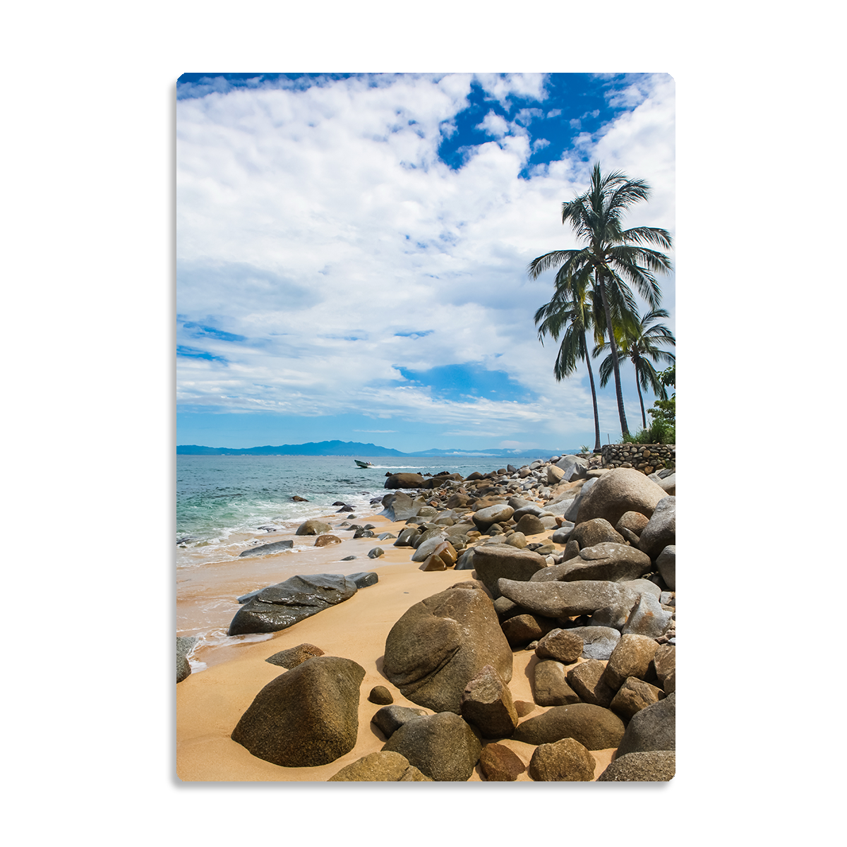 Tranquil Shores Beach Wall Art – HD Metal Wall Art