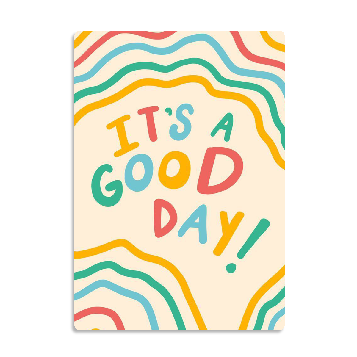 Positive Quote Kids Wall Art – Colourful HD Metal Print