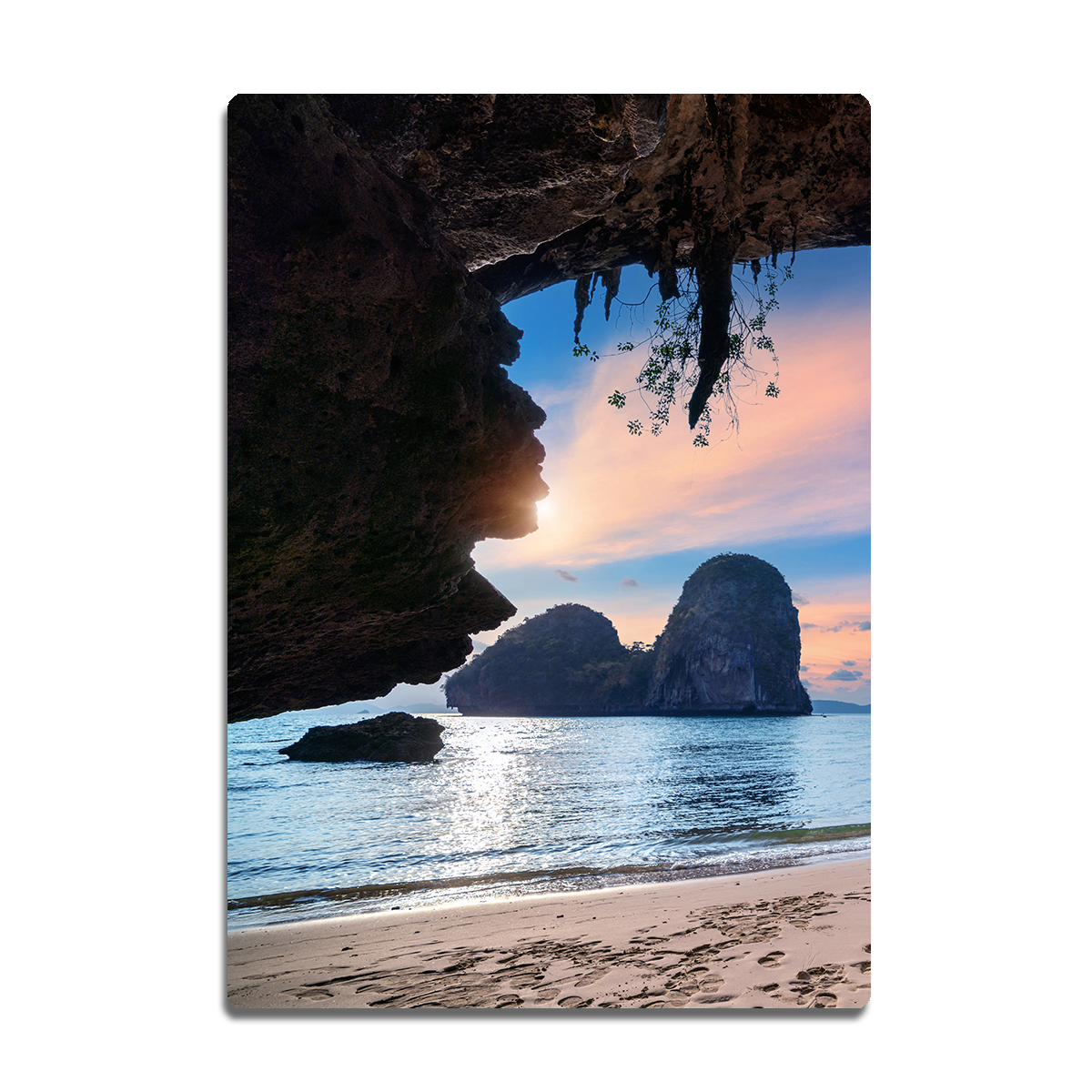 Hidden Cove Beach Metal Wall Art