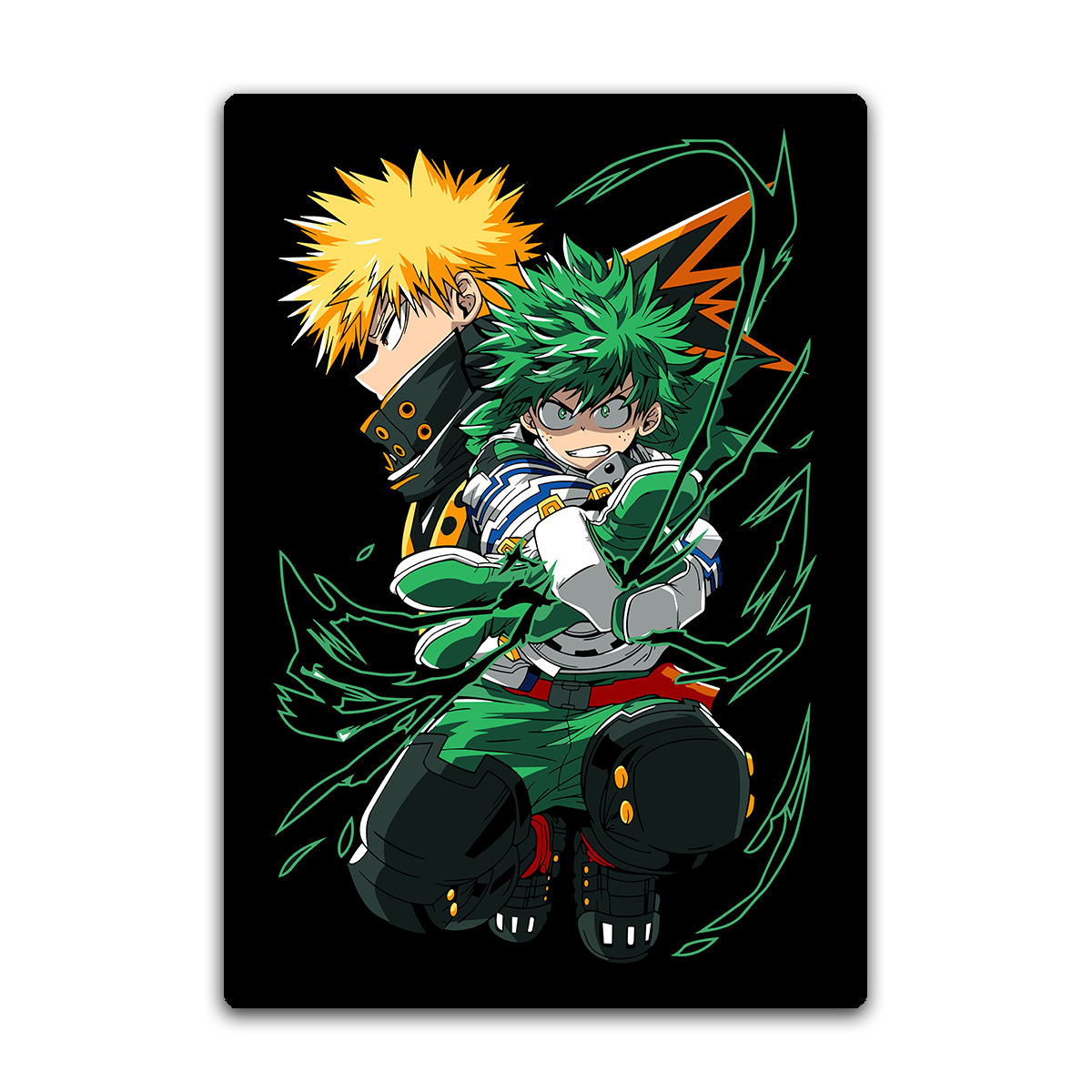 Hero Rivalry Metal Metal Wall Art