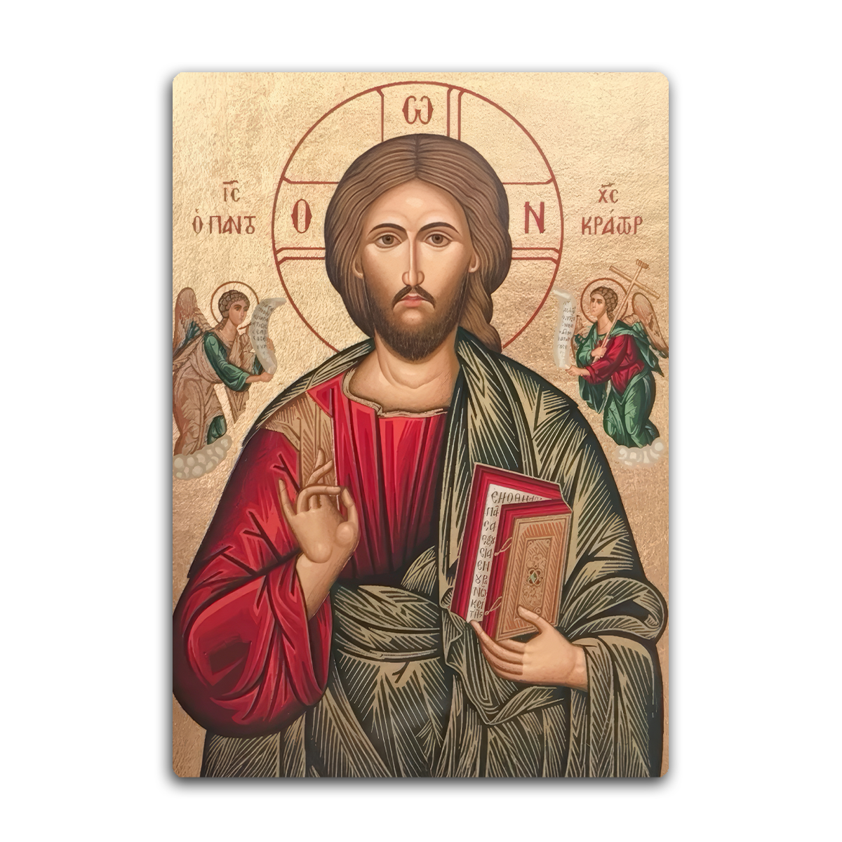 Christ the Teacher – Iconic Jesus Metal Wall Art