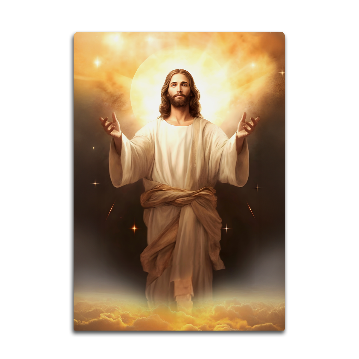Heaven’s Glory – Inspirational Jesus HD Metal Wall Art