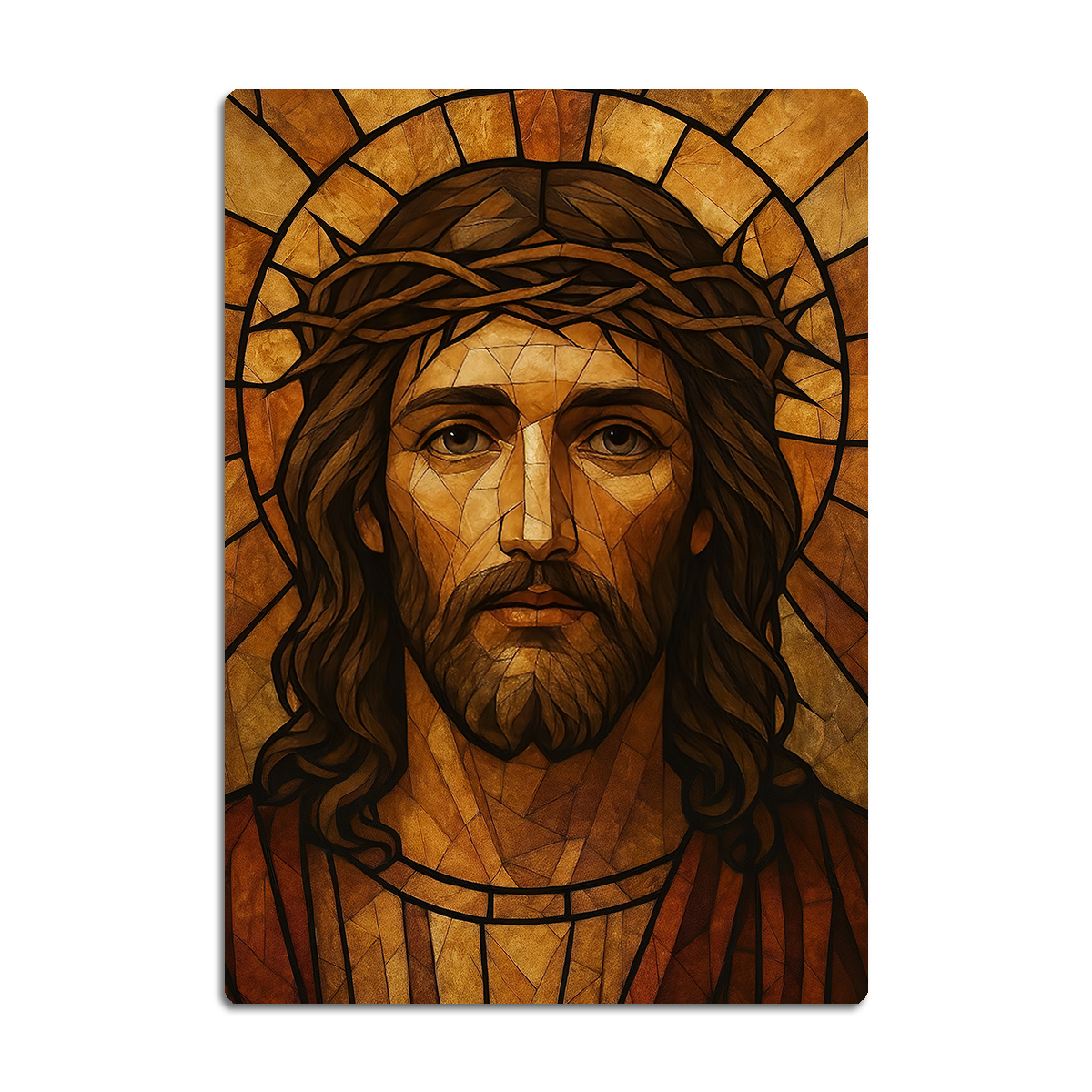 “Crown of Grace” – Jesus Christ Wall Art | HD Metal Print