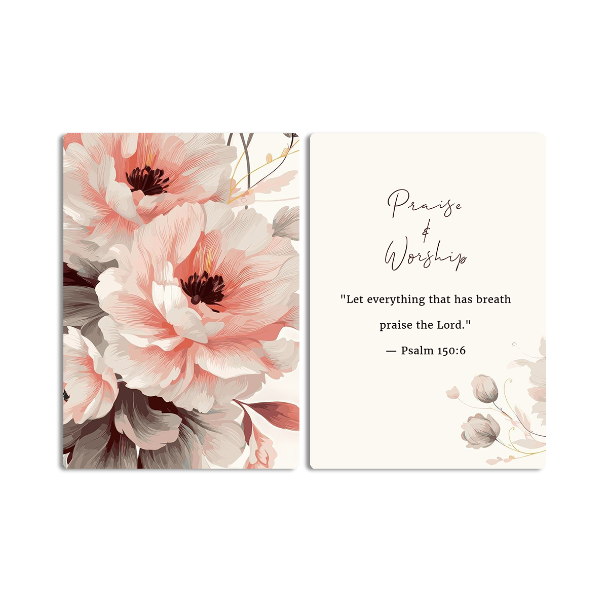 Praise & Worship – Psalm 150:6 - 2 Panel Metal Wall Art