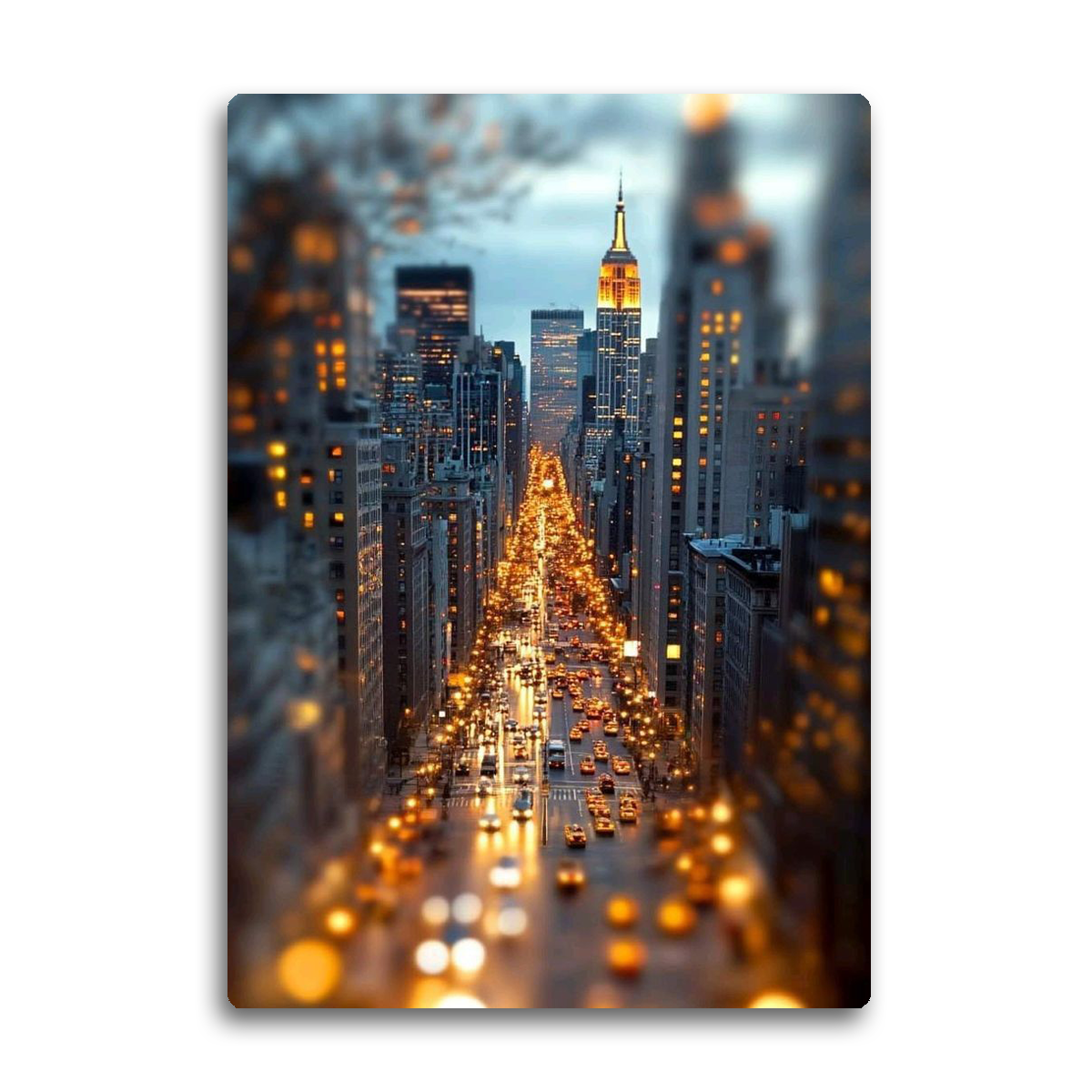 “City of Dreams” – New York Skyline Metal Wall Art