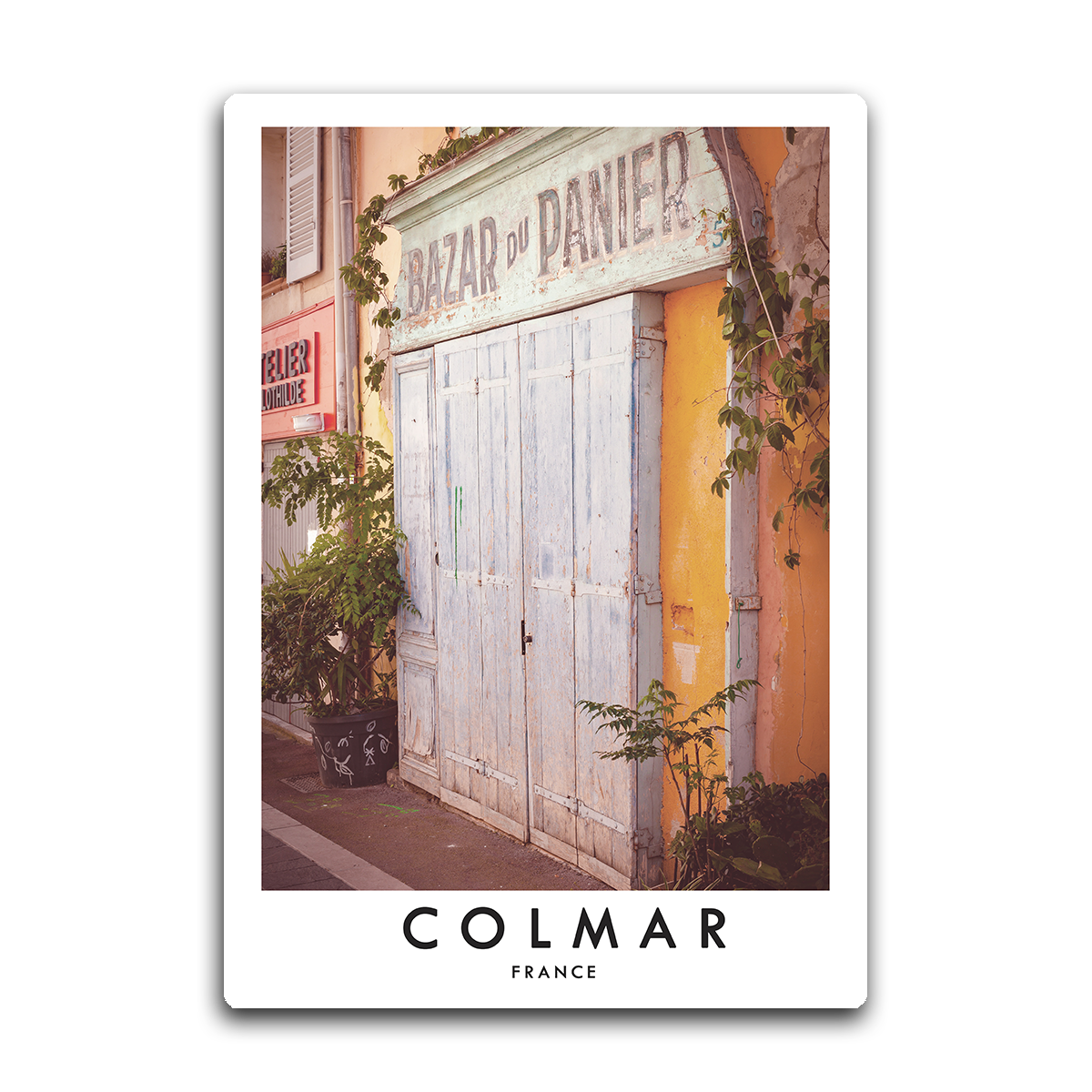 Colmar France Wall Art – Vintage French Street HD Metal Print