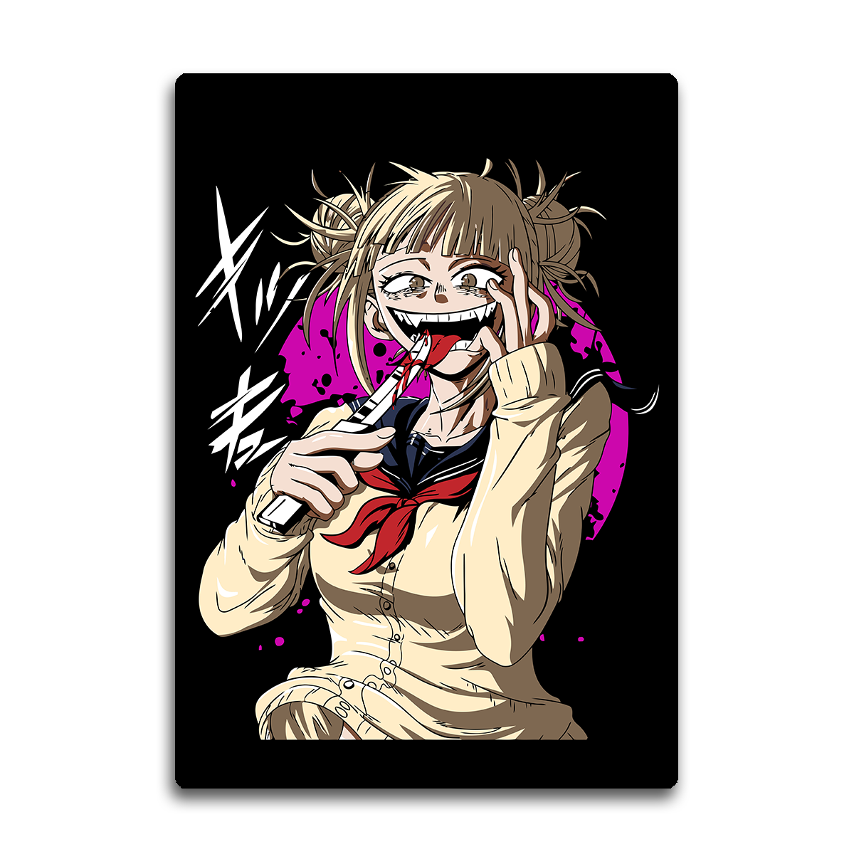 Himiko Toga Metal Wall Art