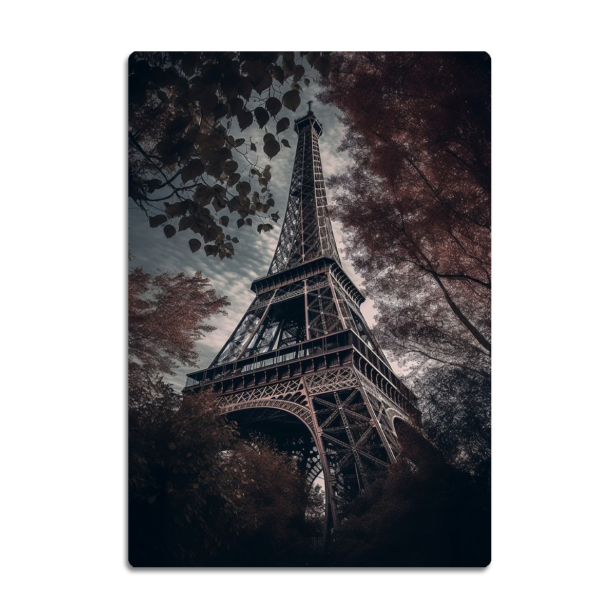 “Paris Majesty” – Eiffel Tower Metal Wall Art