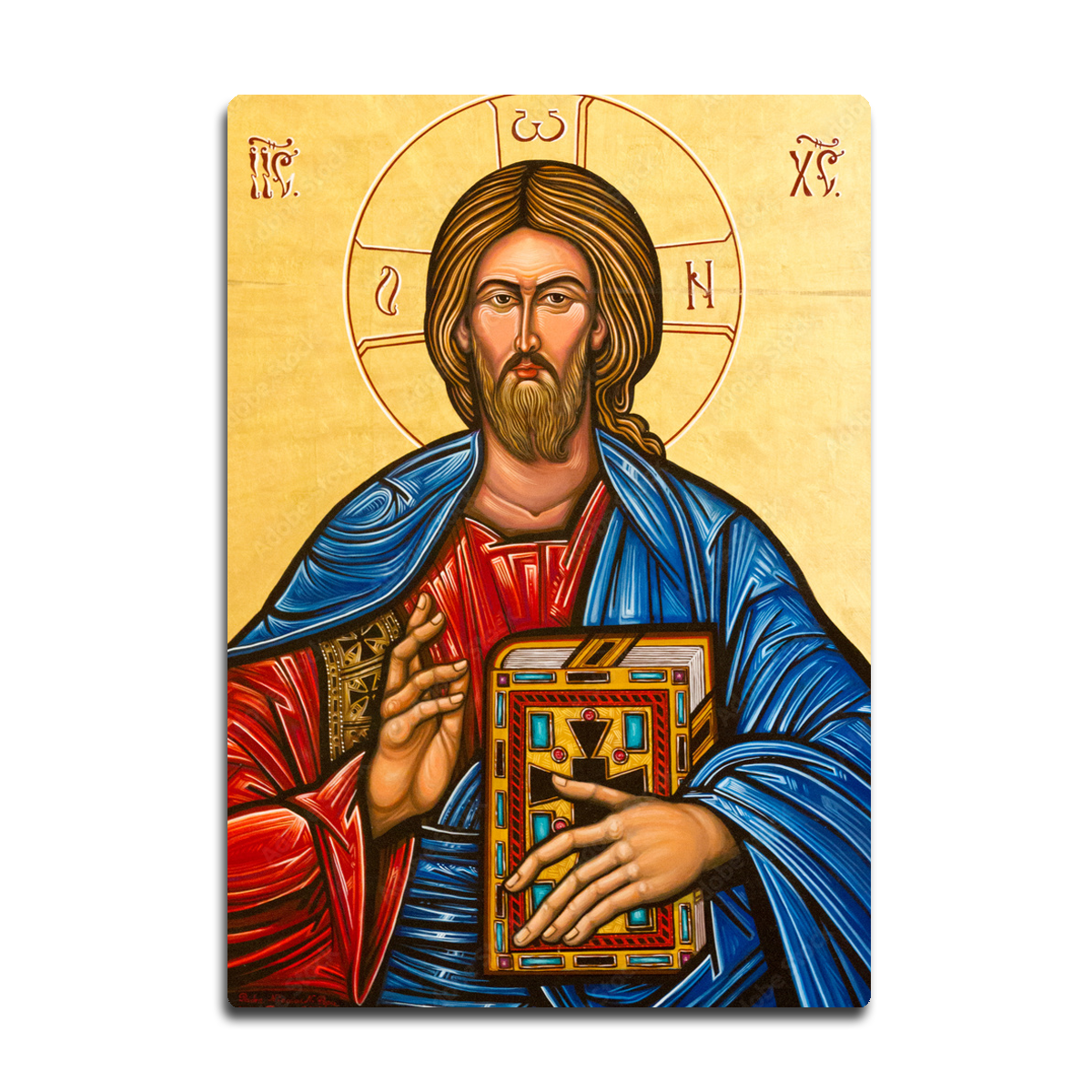 Jesus the Divine Word – Sacred Metal Wall Art