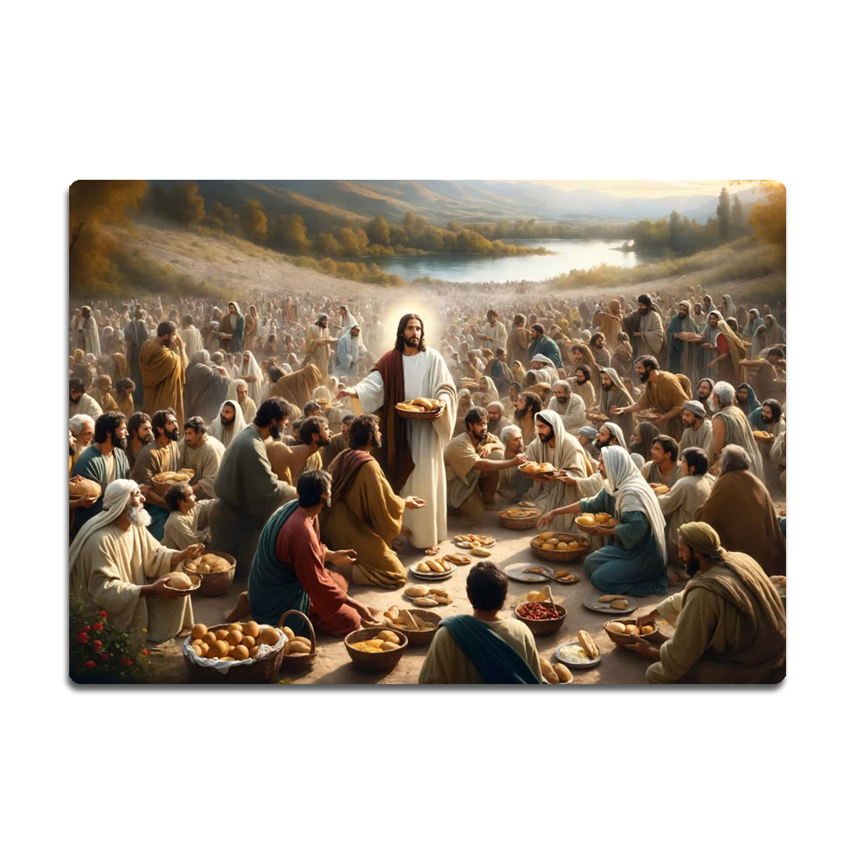 “Bread of Life” – Biblical Metal Wall Art