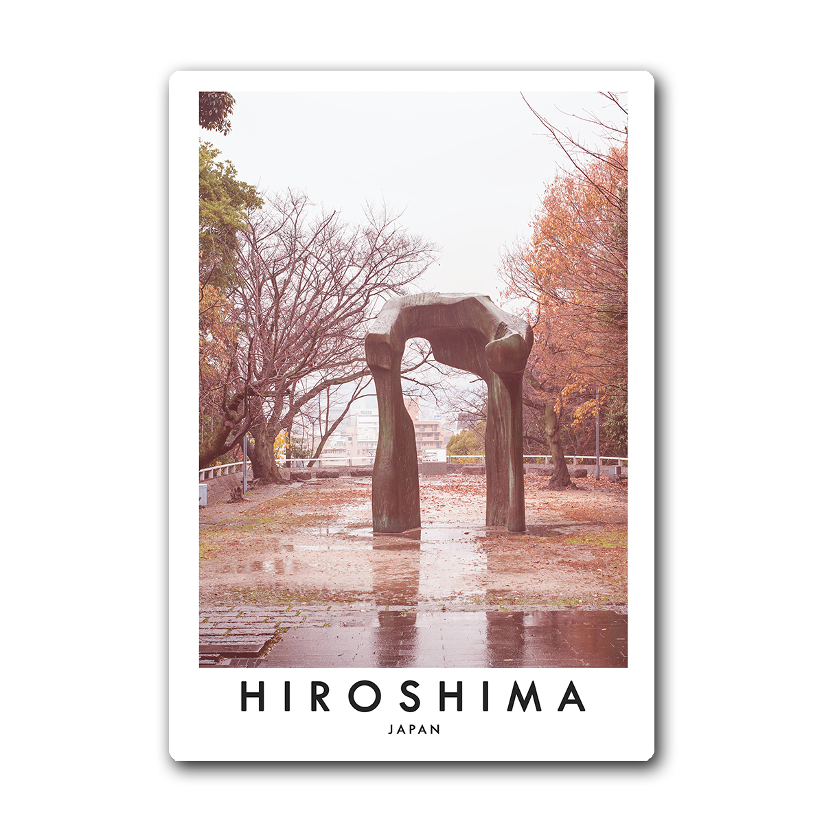 Hiroshima Japan Metal Wall Art