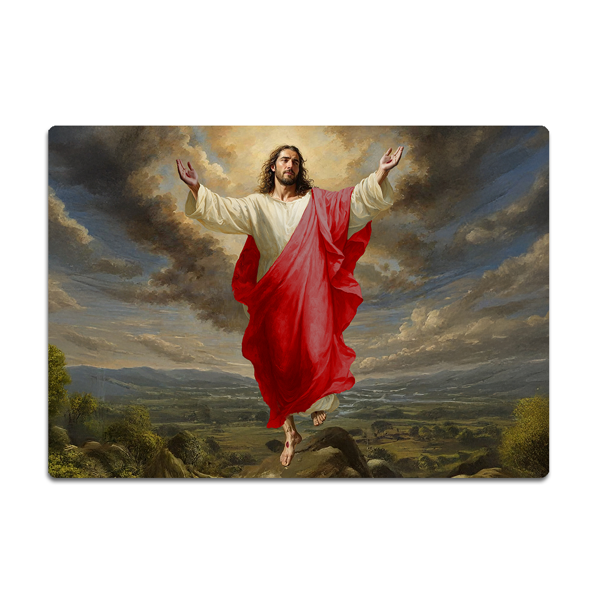 “He Is Risen” – Inspirational Christian Metal Wall Art
