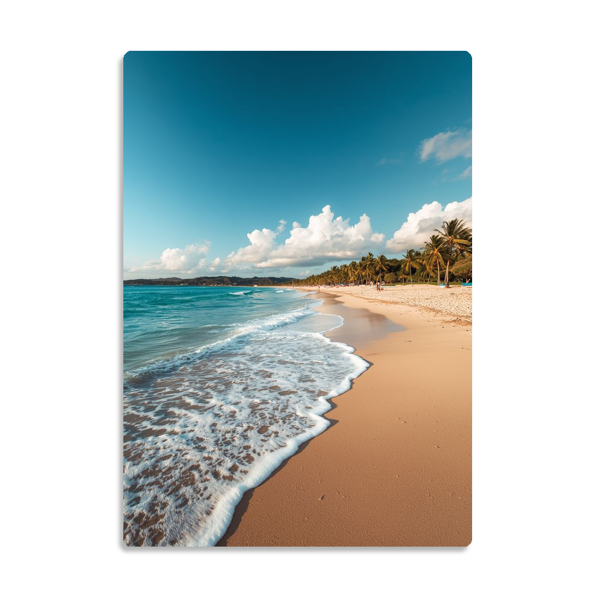 Ocean Bliss – Tropical Beach HD Metal Wall Art
