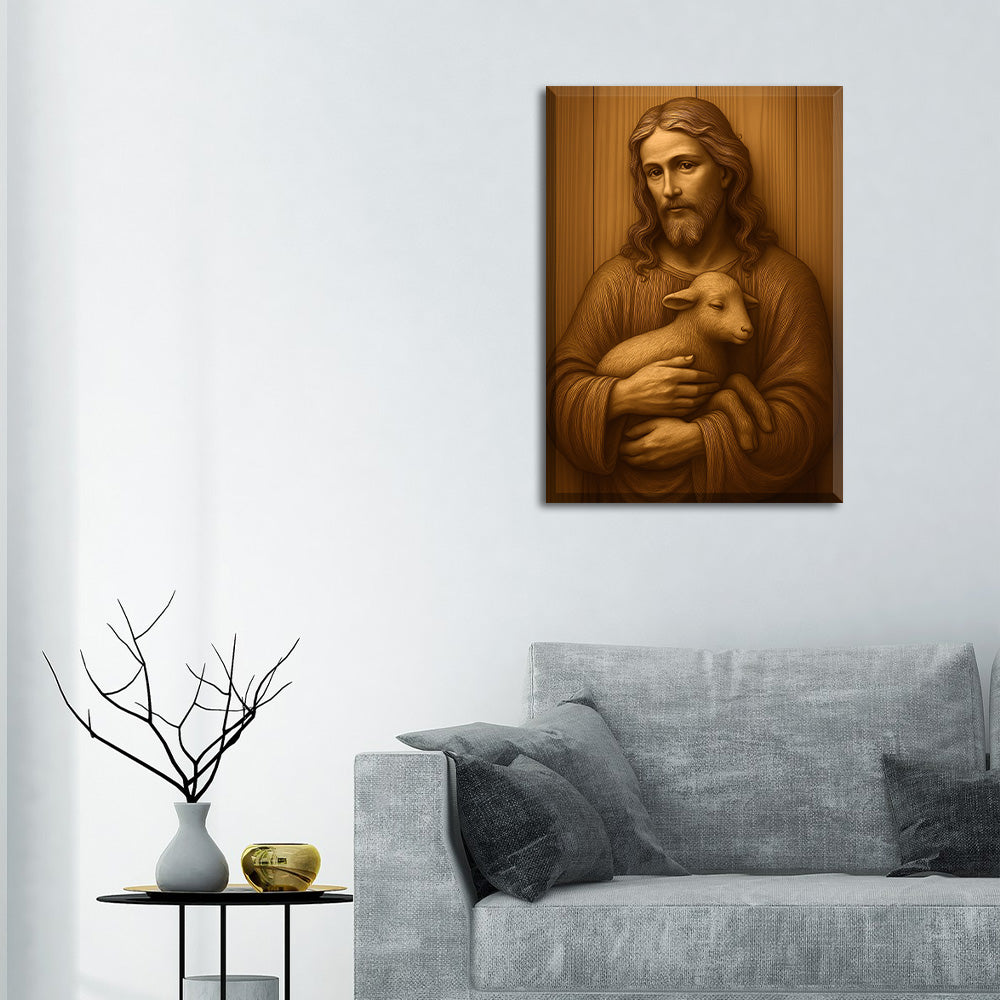 The Good Shepherd – Wood of Grace - Acrylic Wall Art