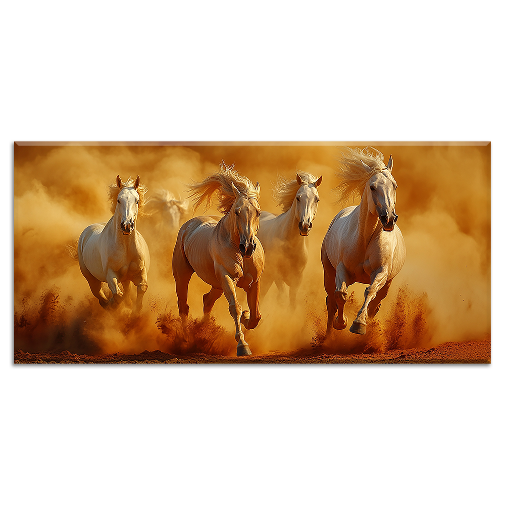 Wild Horses - Galloping Freedom - Acrylic Wall Art