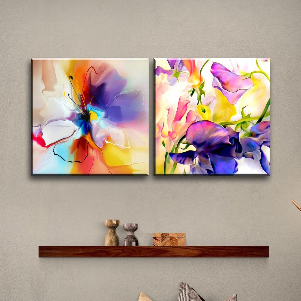 Abstract Petals - 2Panel.