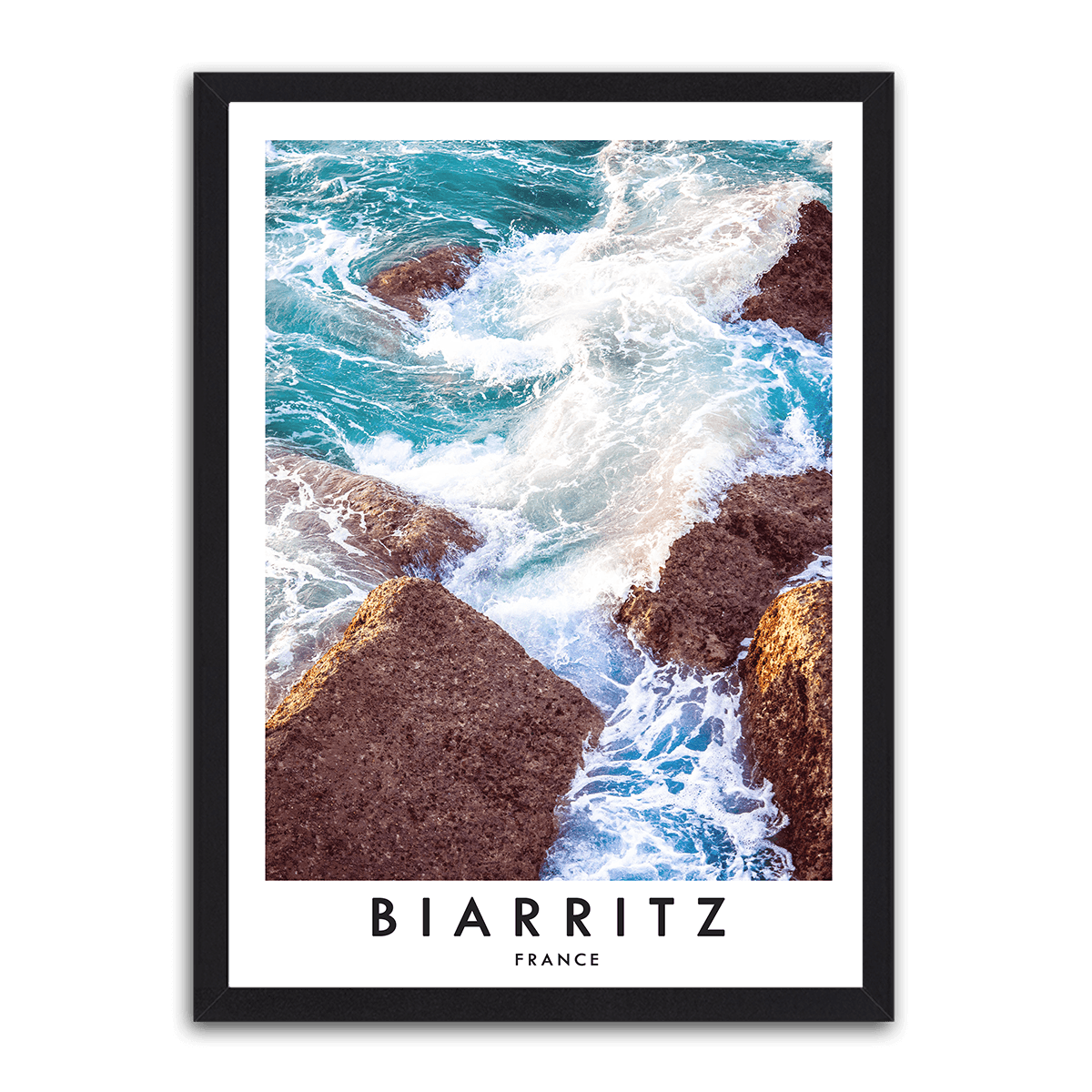 Azure Rush - Biarritz, France - PixMagic