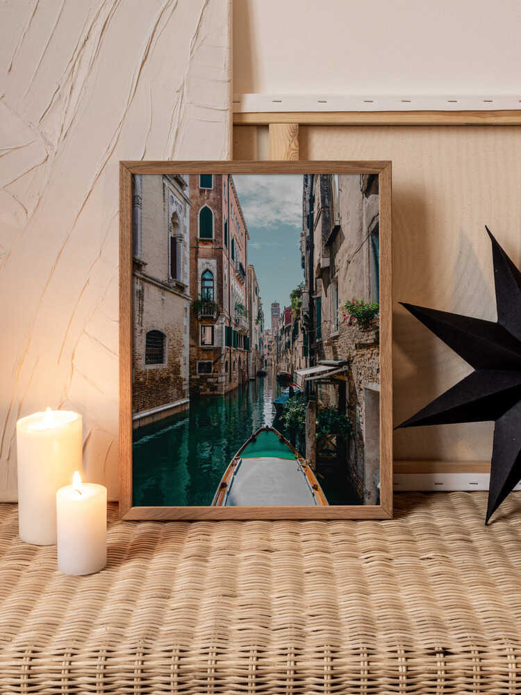 Venice Reflections – Iconic Canal Metal Wall Art