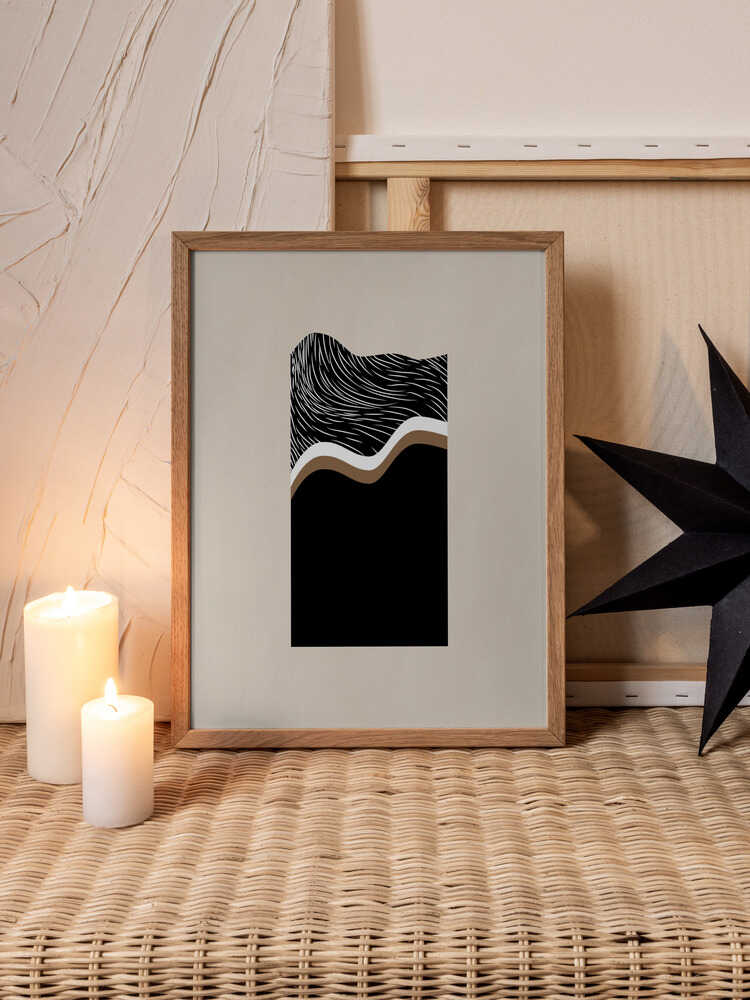 Sleek Contours Metal Wall Art