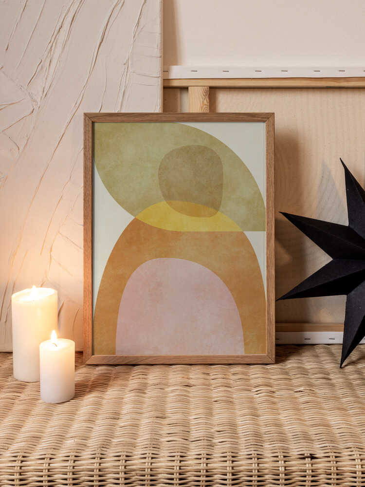 Calm Curves Minimalist Metal Wall Art