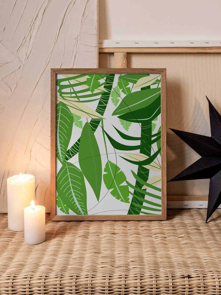 Tropical Rhythm – Botanical Metal Wall Art