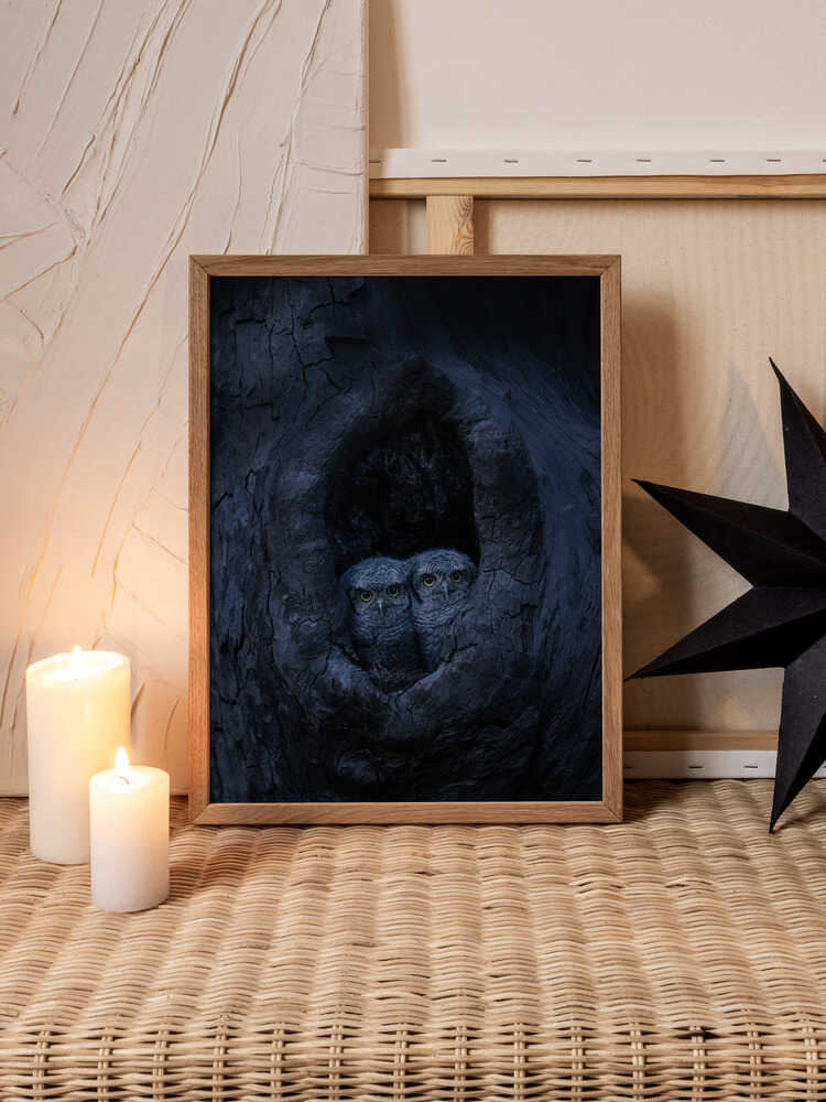 Hidden Haven – Minimalist Metal Wall Art