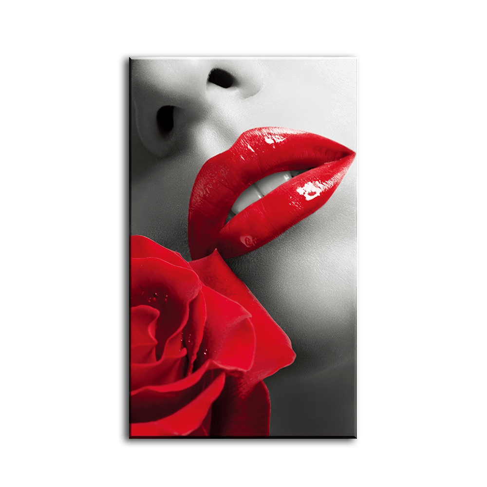 Crimson Kiss Elegance - PixMagic