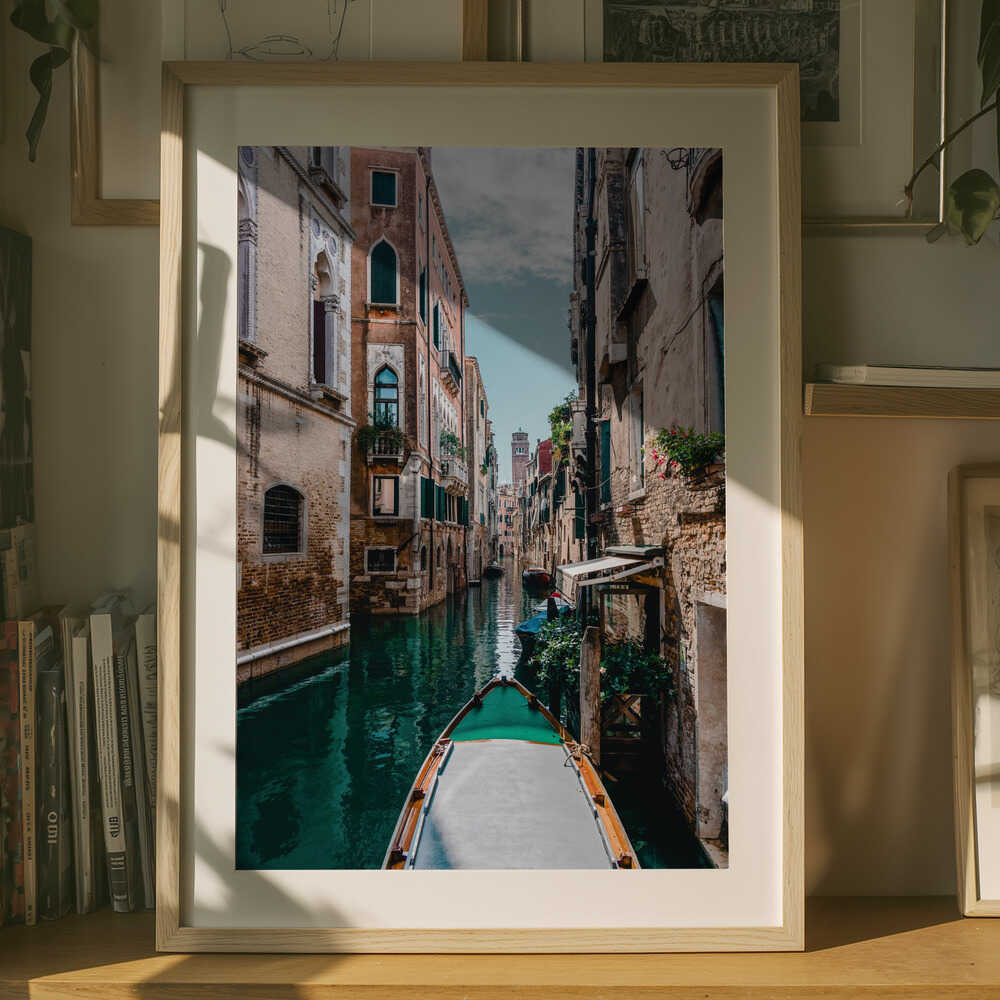 Venice Reflections – Iconic Canal Metal Wall Art