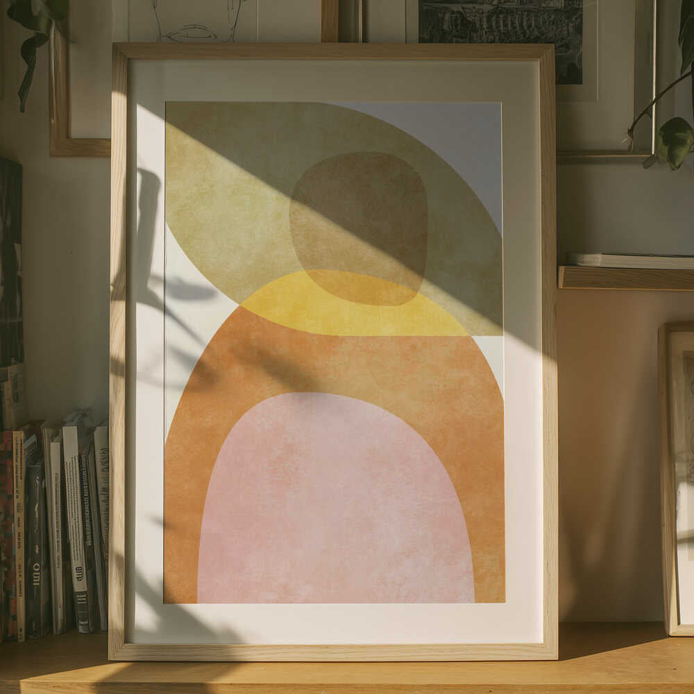 Calm Curves Minimalist Metal Wall Art