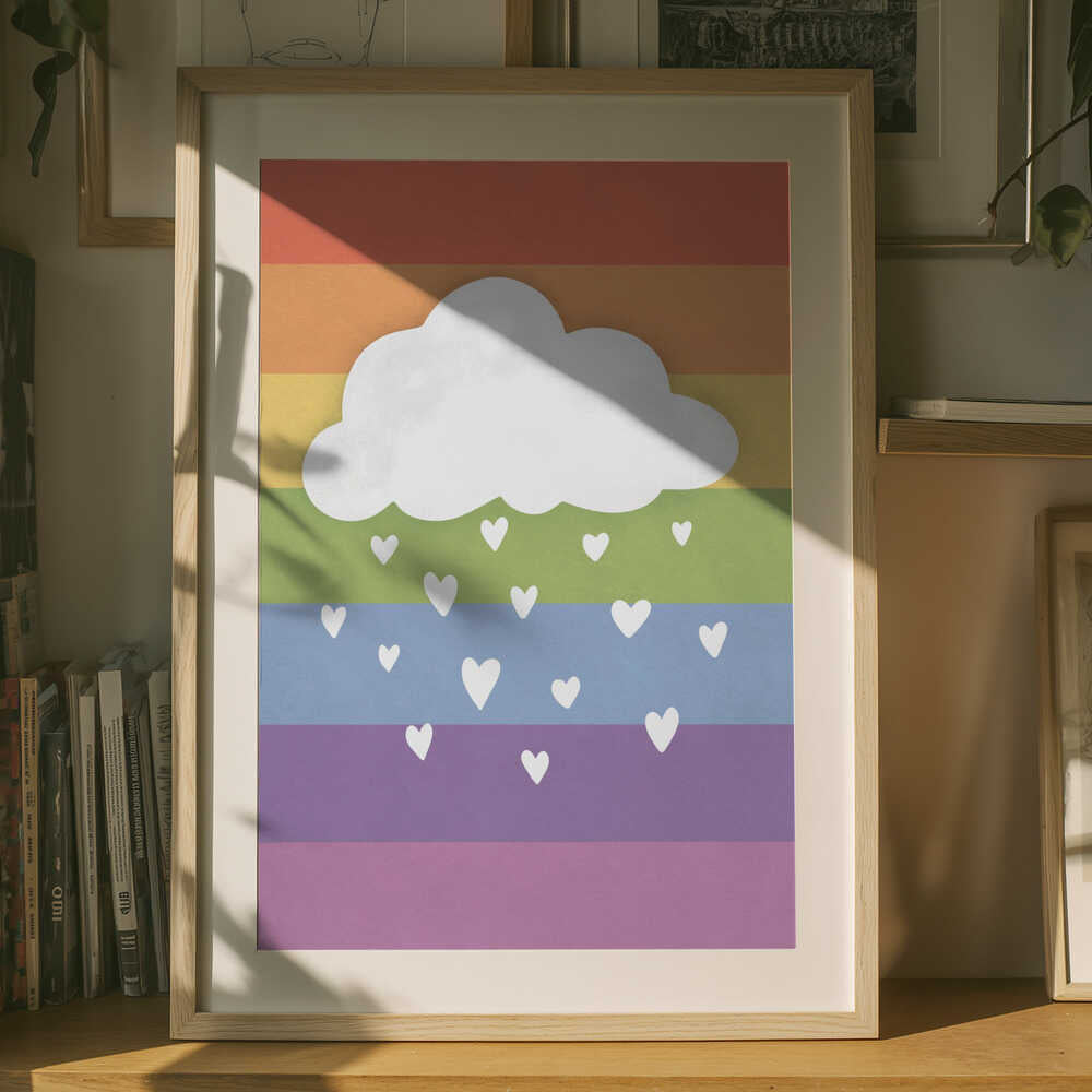 Rainbow of Love Metal Wall Art