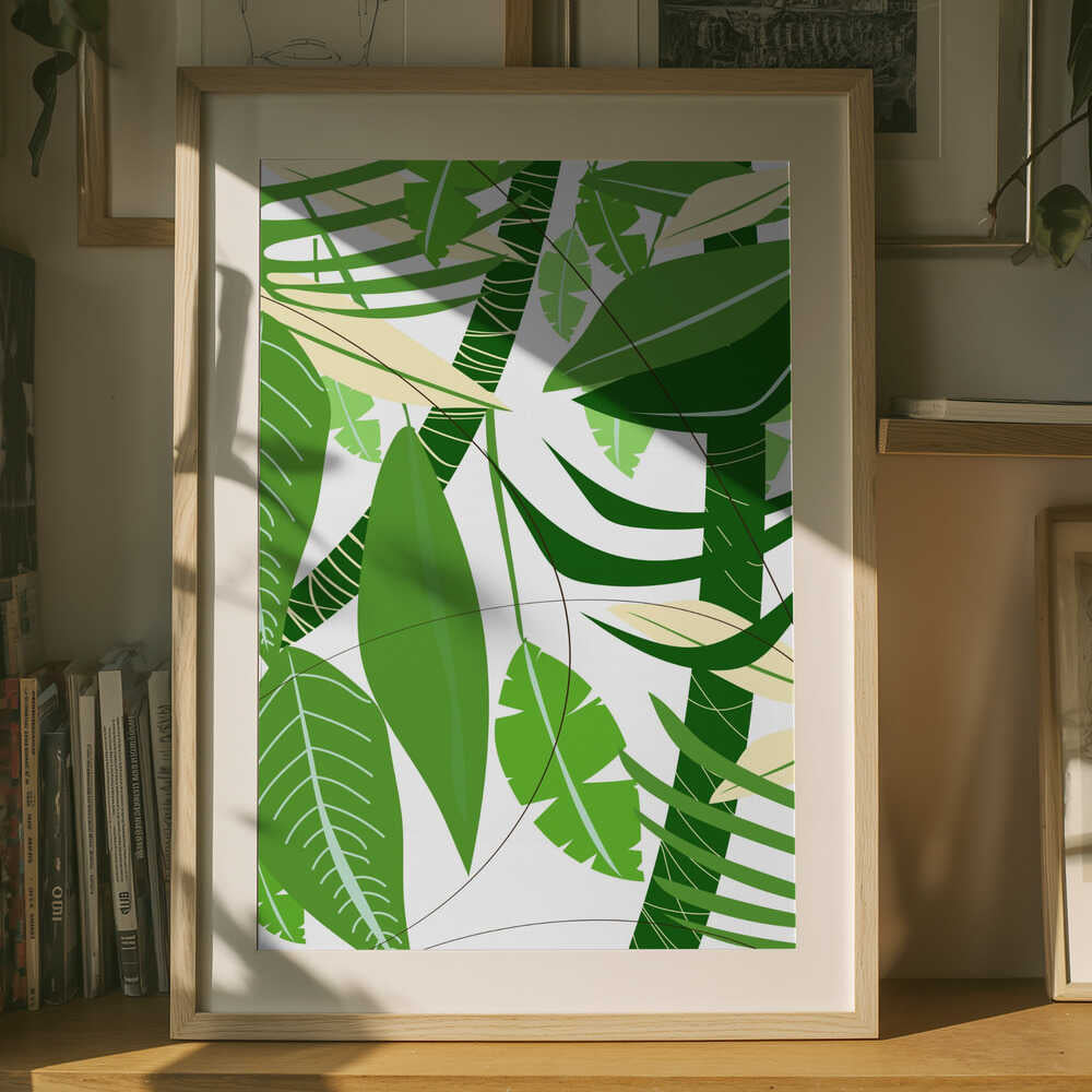 Tropical Rhythm – Botanical Metal Wall Art