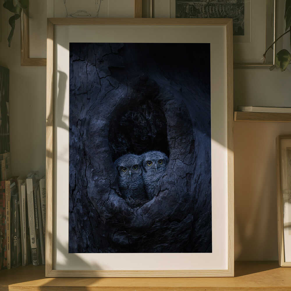 Hidden Haven – Minimalist Metal Wall Art