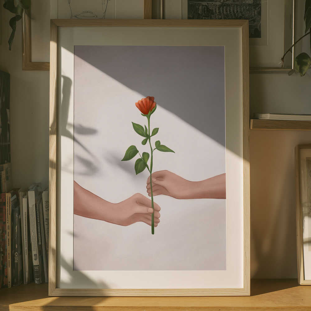 The Gift of Love Metal Wall Art