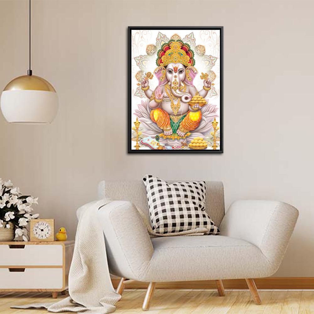Ganesha Grace - Framed - PixMagic