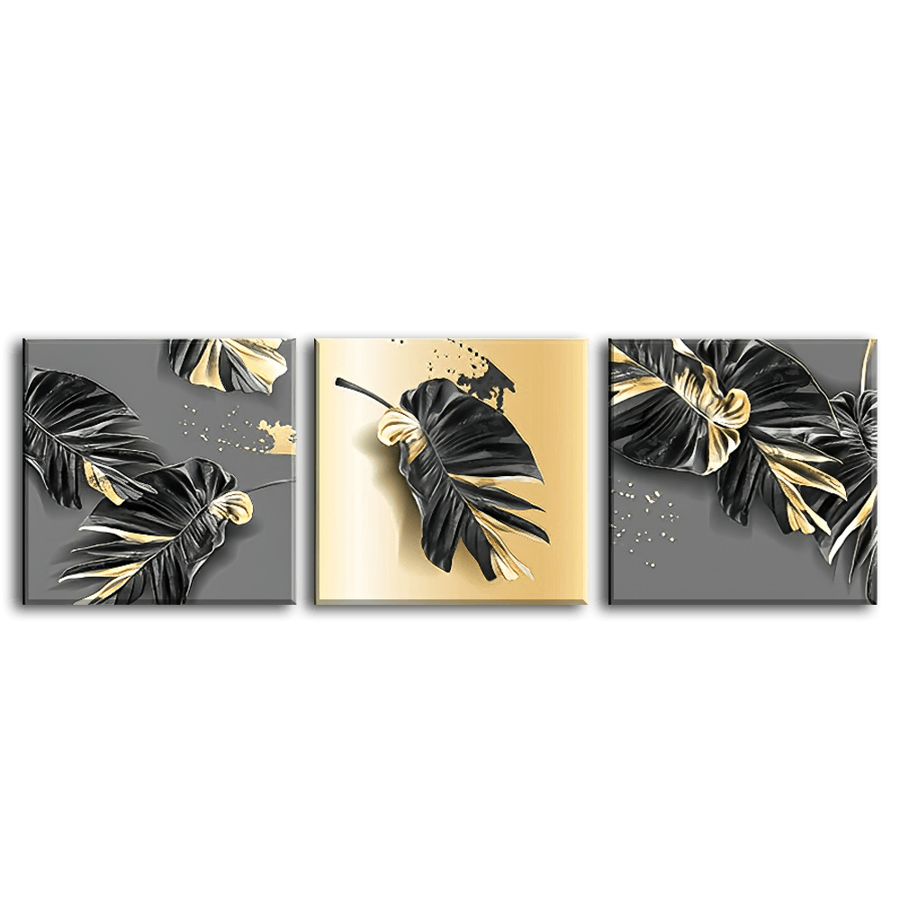 Gold Leaf Ensemble - 3Panel - PixMagic