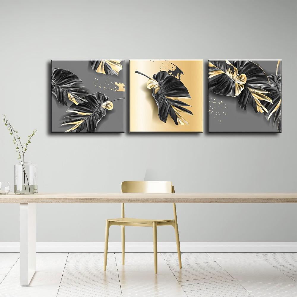 Gold Leaf Ensemble - 3Panel - PixMagic