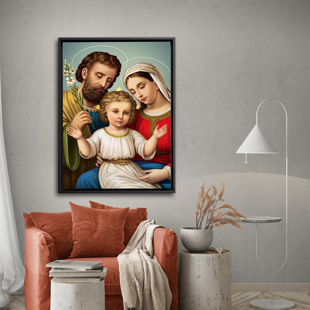Holy Family Embrace - Framed - PixMagic