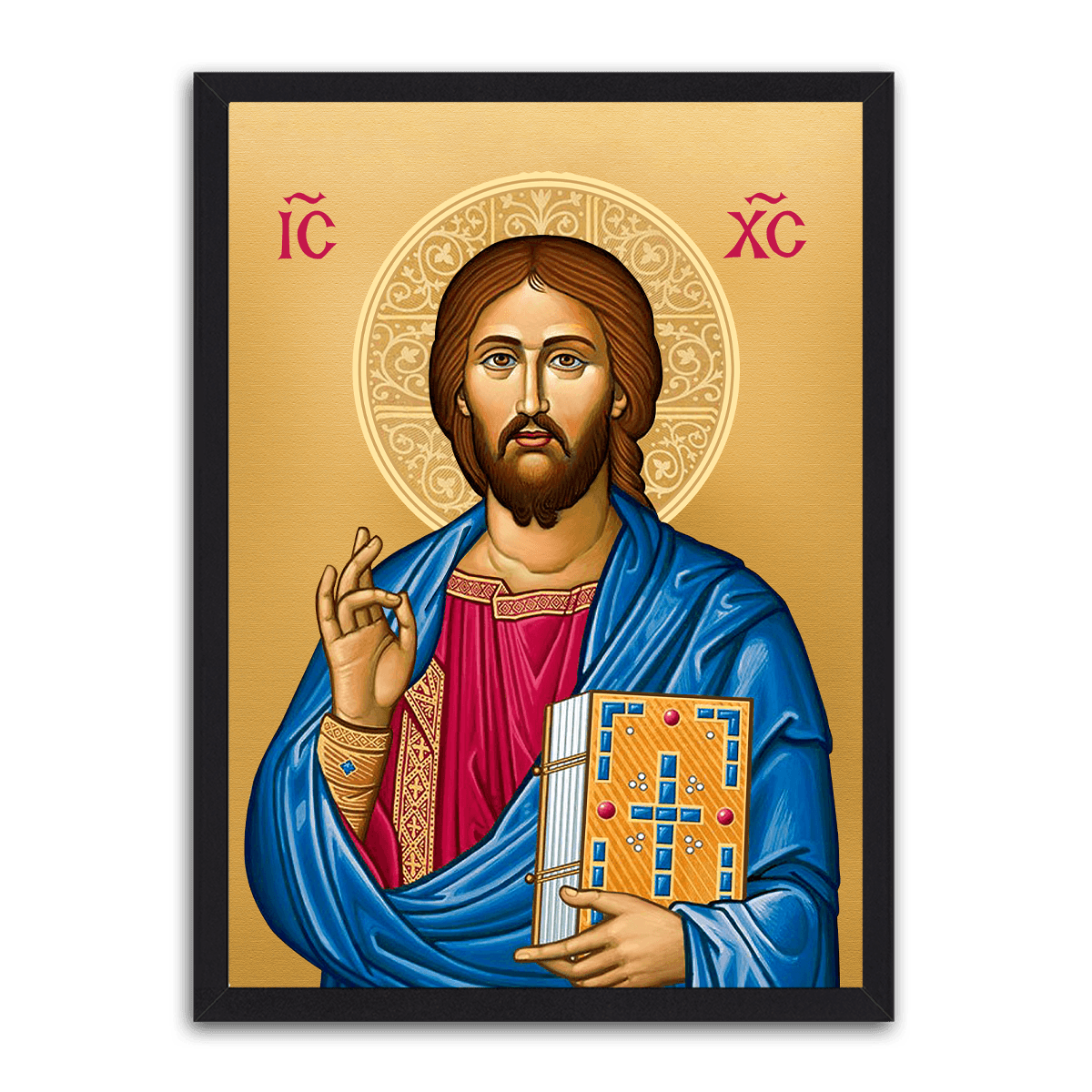 Jesus Christian Icon- HD Metal Print - PixMagic