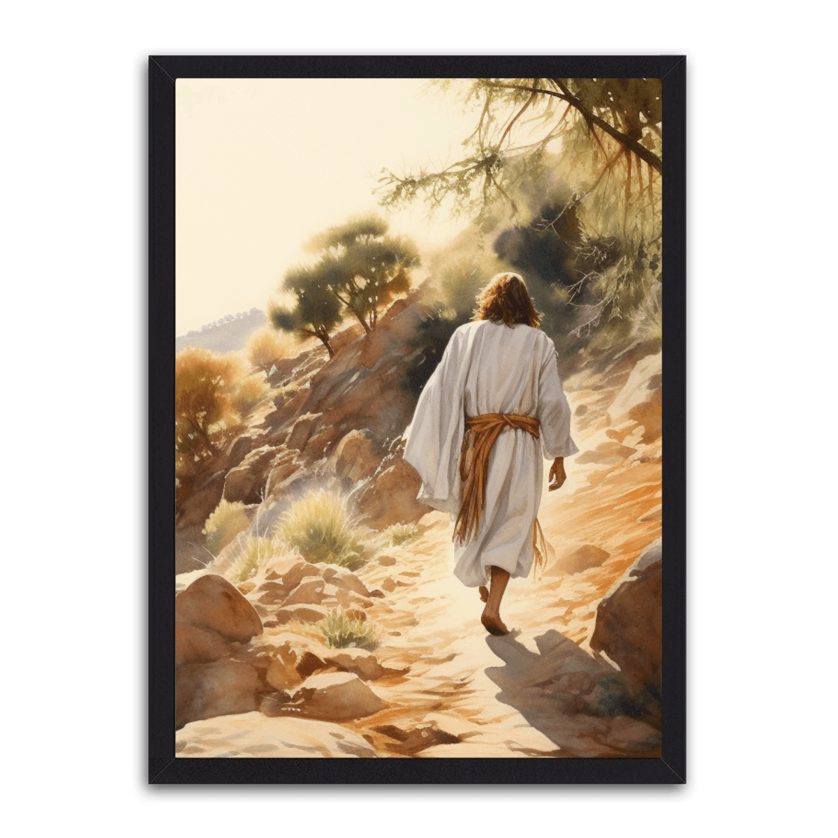 Jesus's Journey Through the Desert.