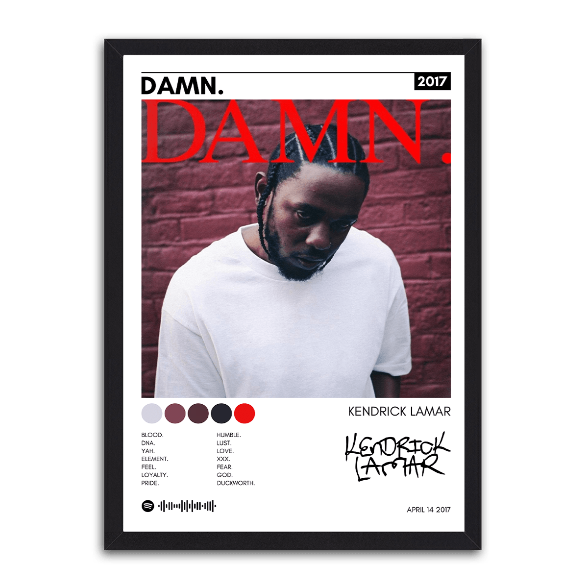 Kendrick Lamar's "DAMN" - PixMagic