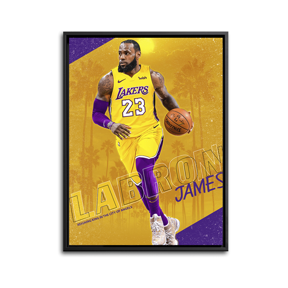 LeBron Laker Legend - Framed - PixMagic