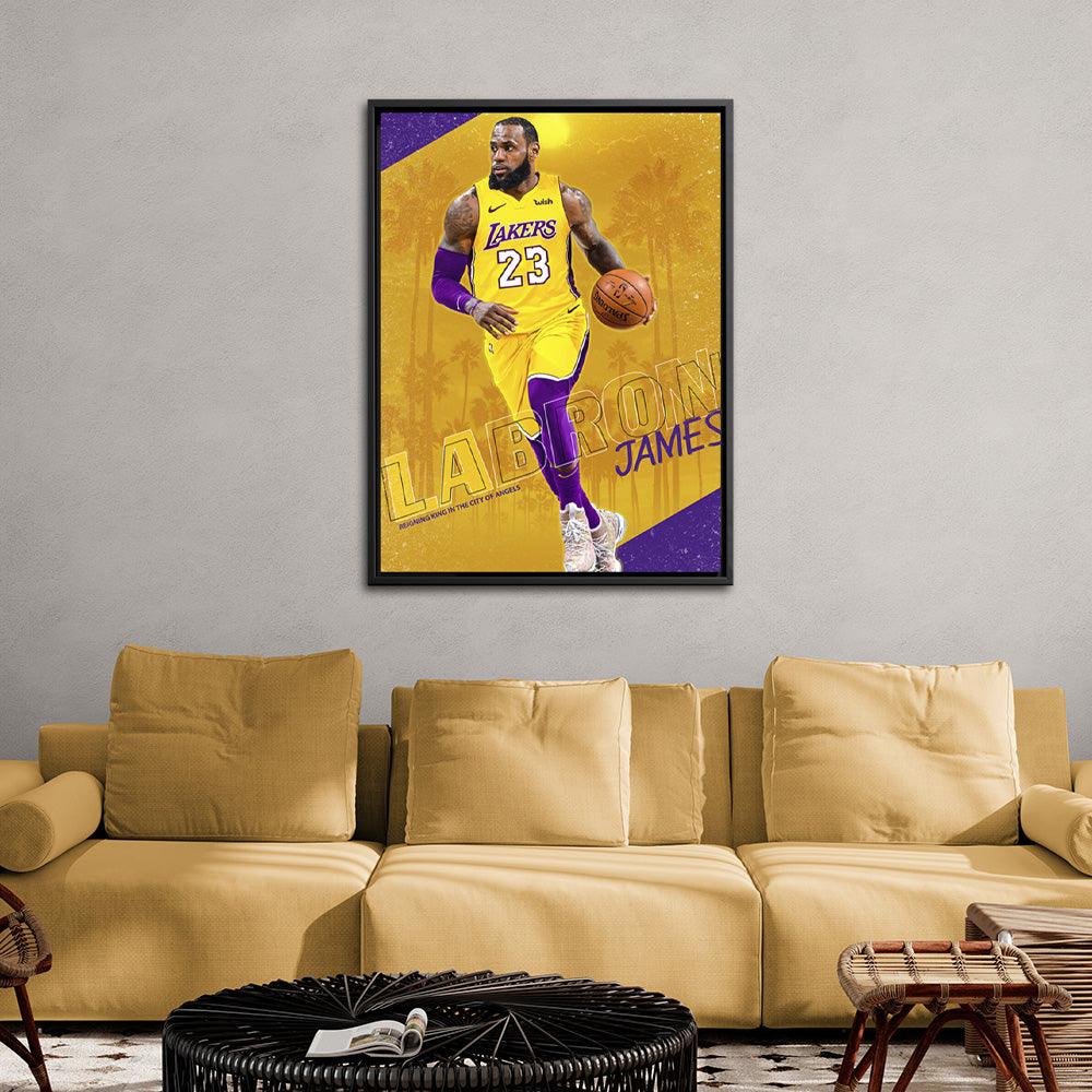 LeBron Laker Legend - Framed - PixMagic