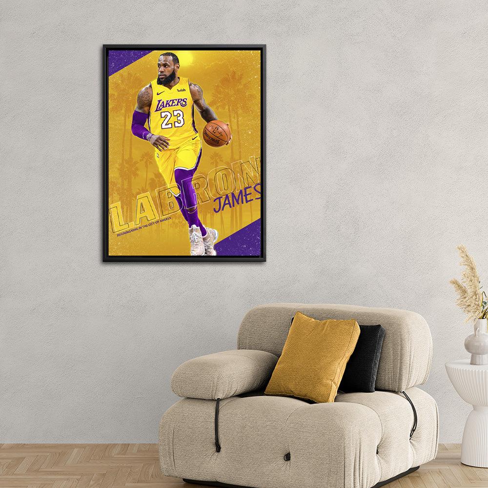 LeBron Laker Legend - Framed - PixMagic