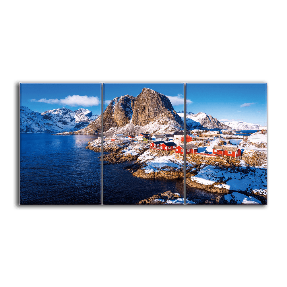 Lofoten Winter Calm - 3panels - PixMagic