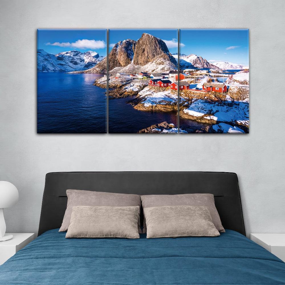 Lofoten Winter Calm - 3panels - PixMagic