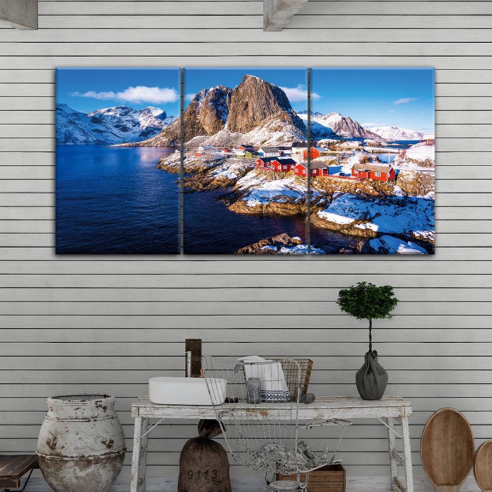 Lofoten Winter Calm - 3panels - PixMagic