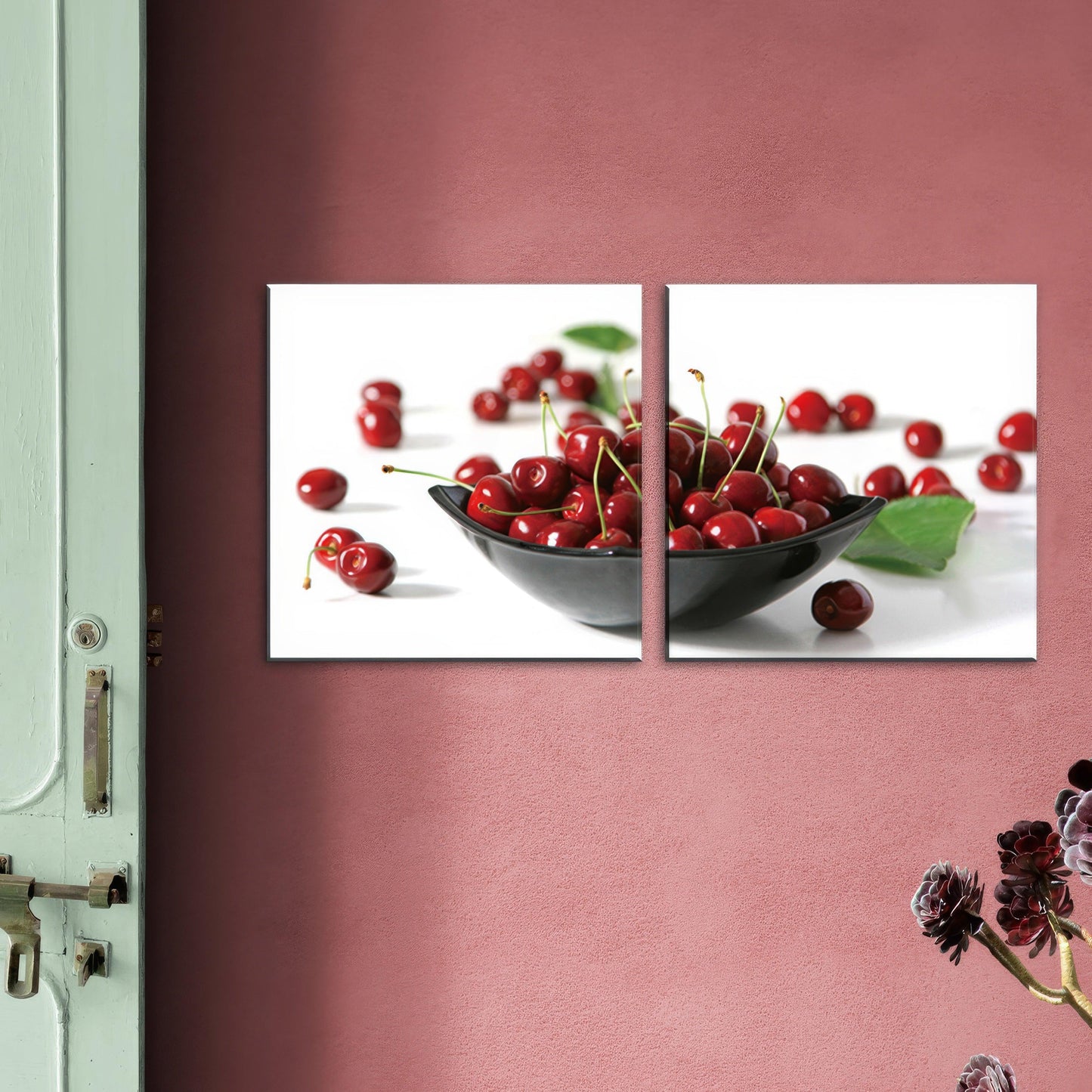 Luscious Cherry Bliss - 2Panel.
