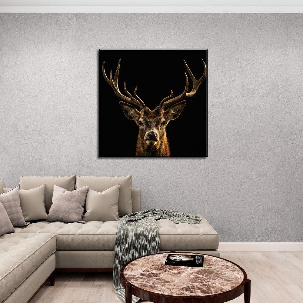 Majestic Stag Portrait - PixMagic