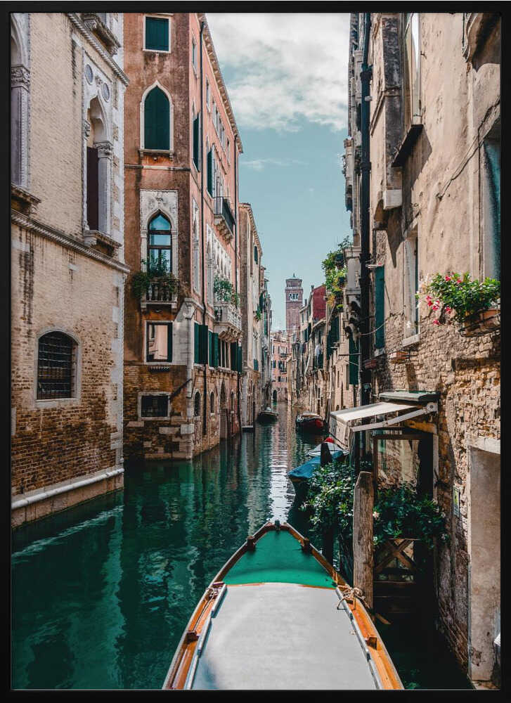 Venice Reflections – Iconic Canal Metal Wall Art